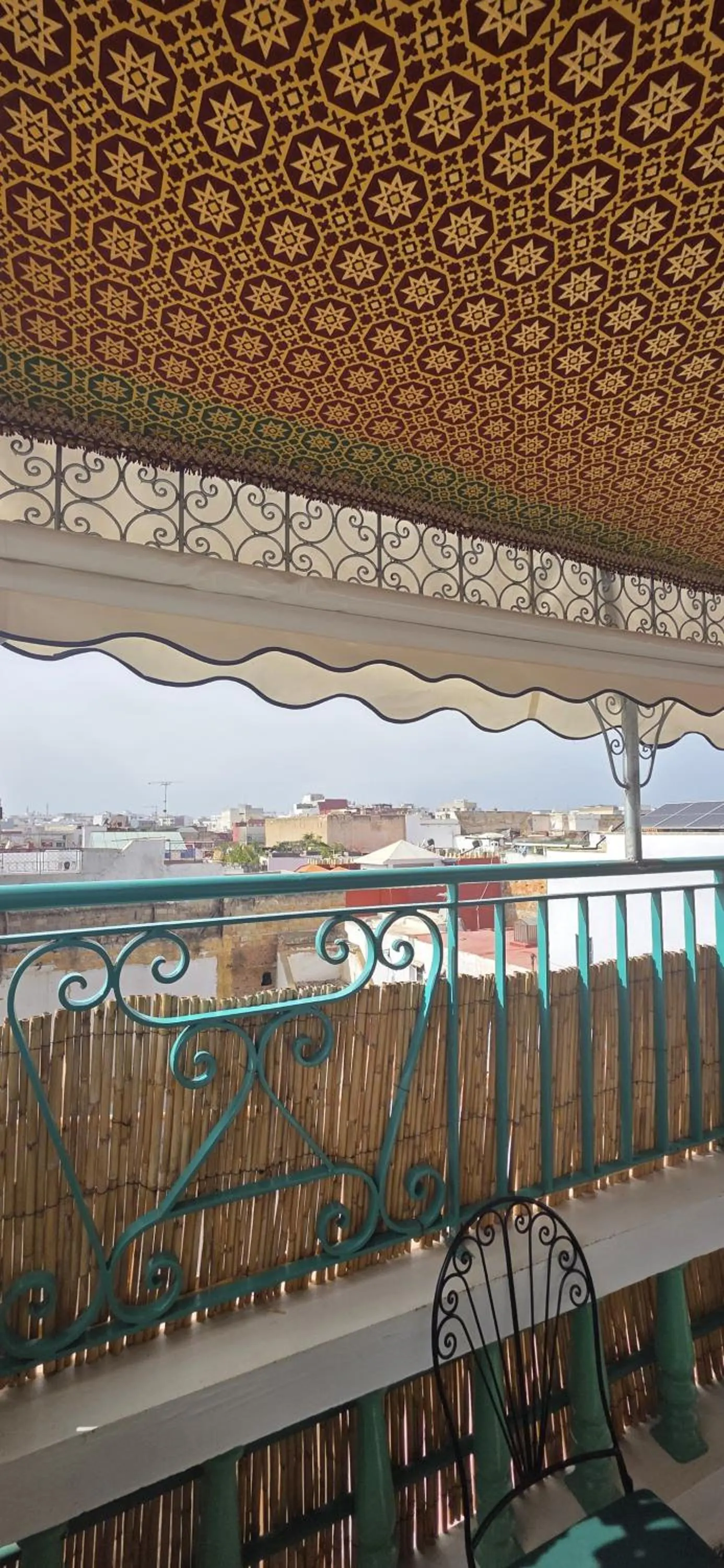 Un coin de la terrasse